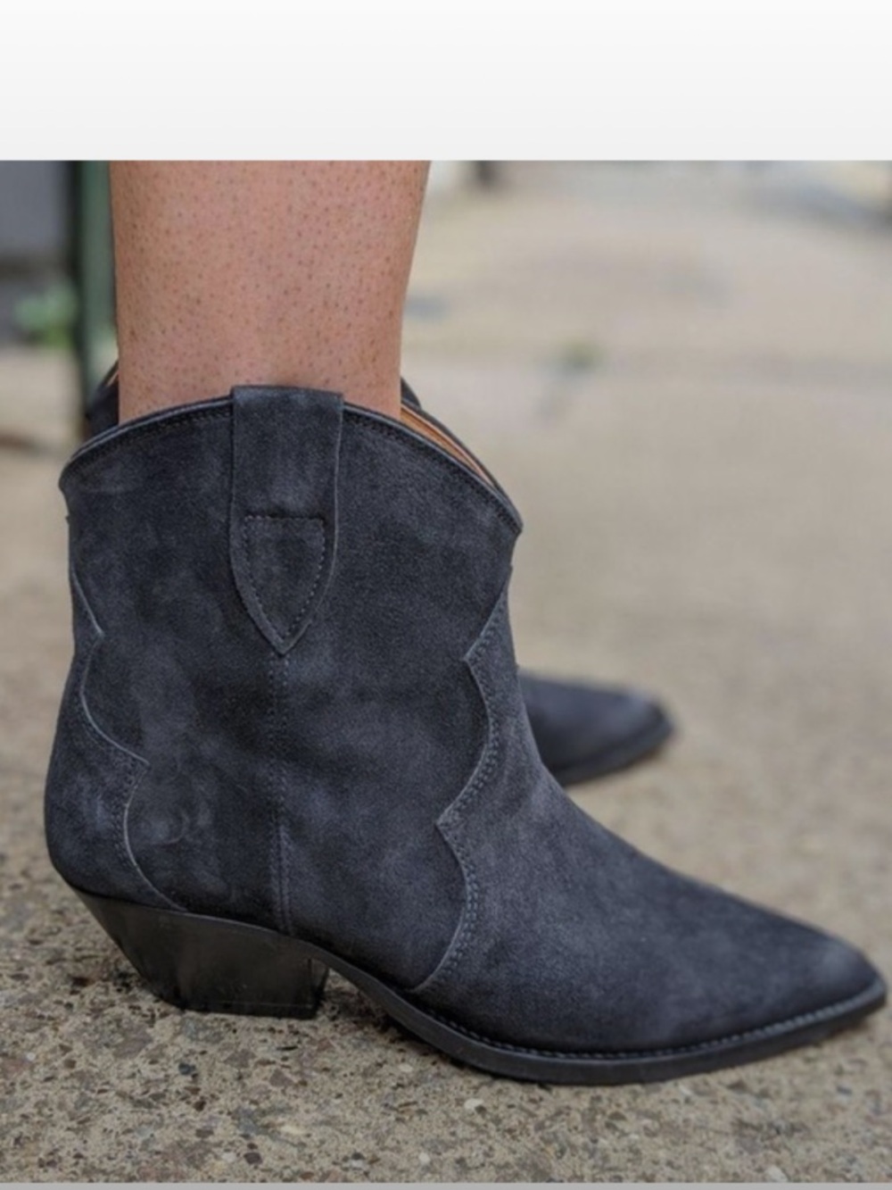Isabel Marant Dewina Pointed Toe Anckle Suede Boots NWOT - Picture 3 of 12